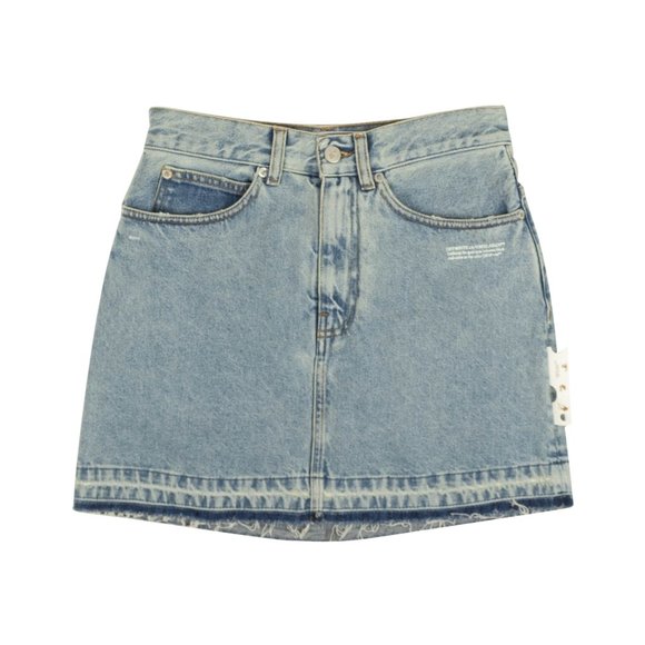 スカート ANDMARY Fur pocket denim skirt sizeS ANDMARY】Fur pocket denim skirt